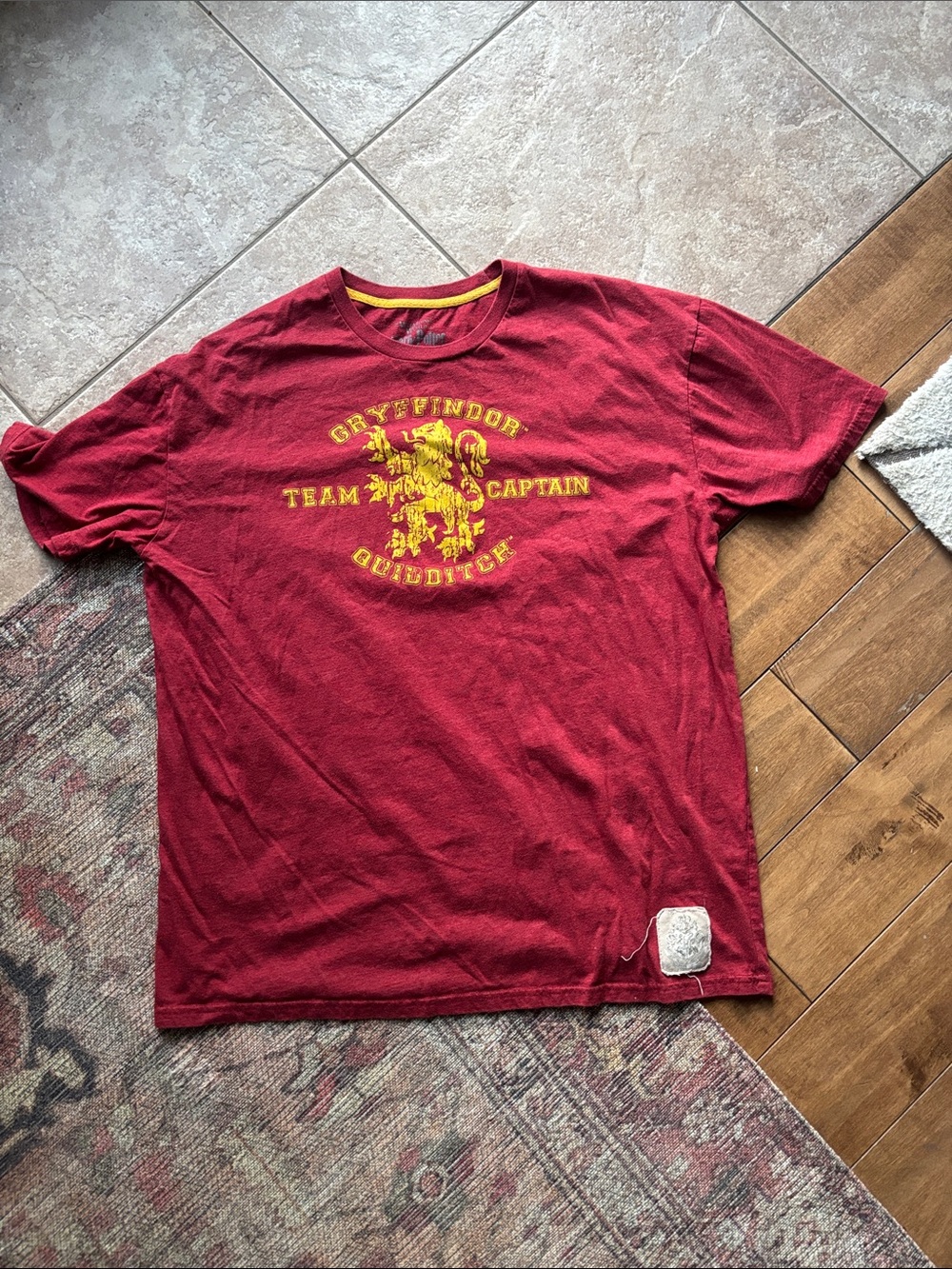 Gryffindor Team Captain Red Graphic T‑Shirt